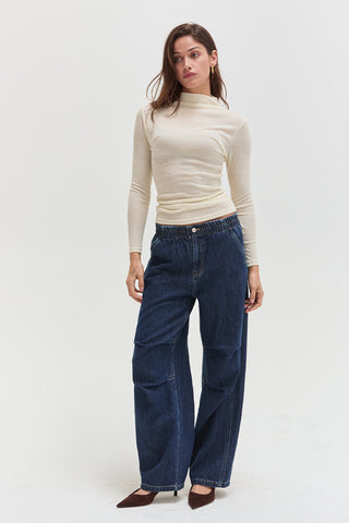 Claire Long Sleeve Mock Neck Top