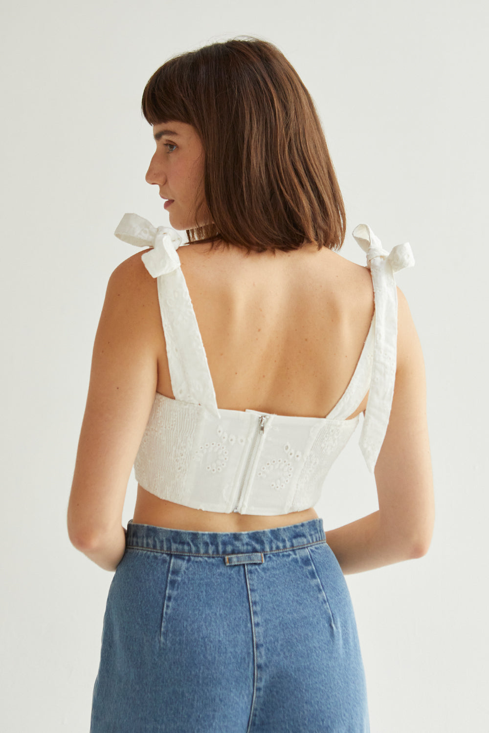 Elena Eyelet Bustier