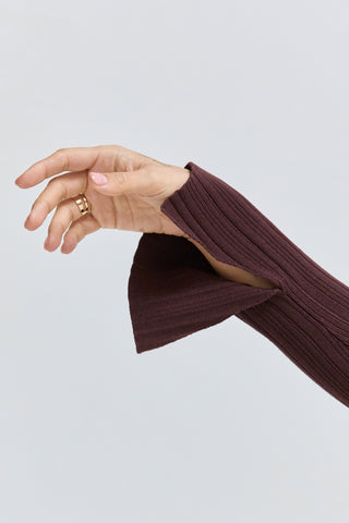 Drea Ribbed Crewneck Knit Top