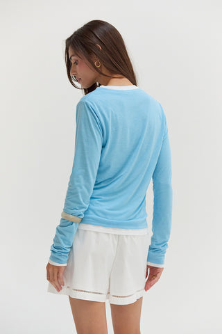 Olly Two in One Long Sleeve Knit Top