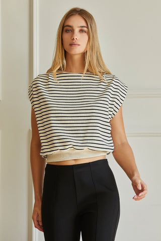 Stassie Stripe Knit Top