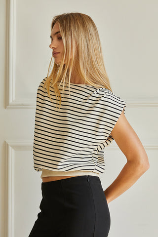 Stassie Stripe Knit Top