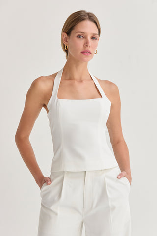 Sasha Tailored Halter Top