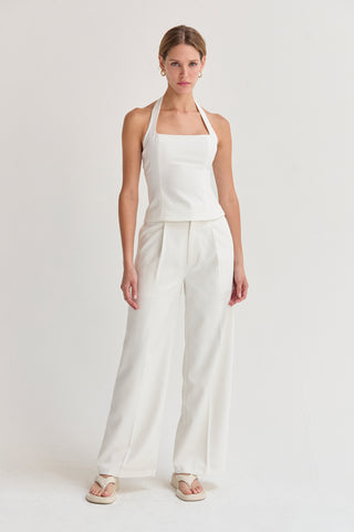 Sasha Tailored Halter Top