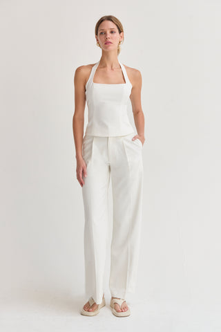 Sasha Tailored Halter Top