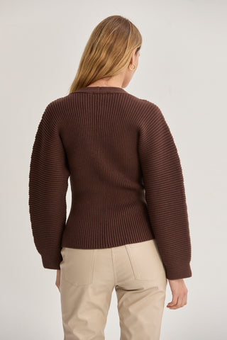 Olivia Dolman Sleeve Sweater Top