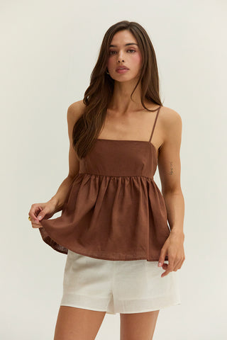 Isla Easy Wear Linen Blend Shorts