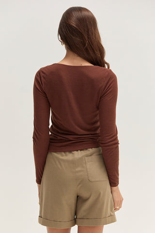Blair Cowl Neck Knit Top