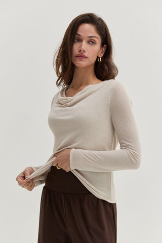 Blair Cowl Neck Knit Top