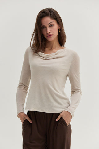 Blair Cowl Neck Knit Top
