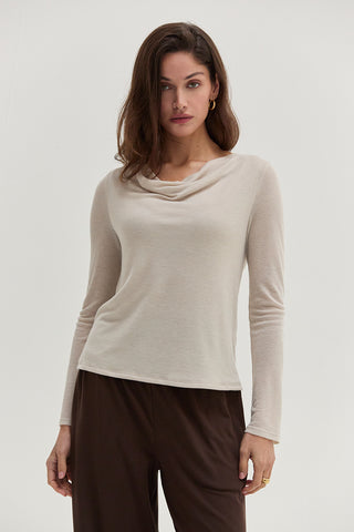 Blair Cowl Neck Knit Top