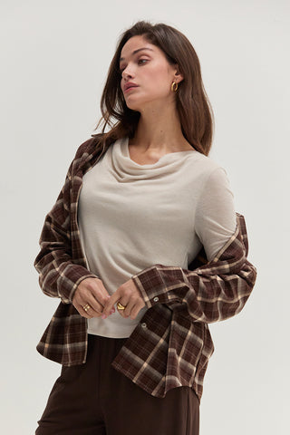 Blair Cowl Neck Knit Top