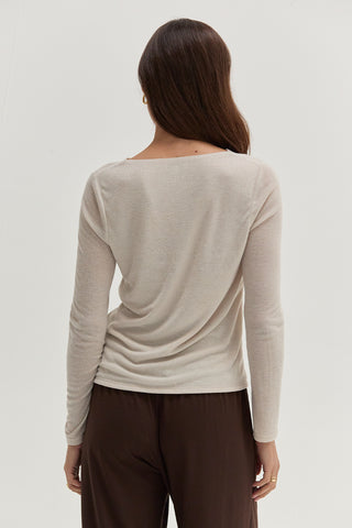 Blair Cowl Neck Knit Top
