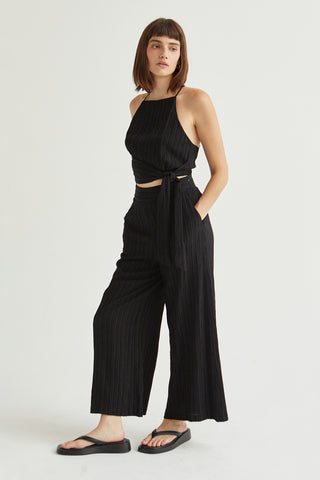 Velma Square Neckline Sleeveless Pants Set