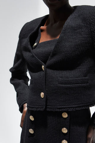 Perry Tweed Jacket Two-Piece Set