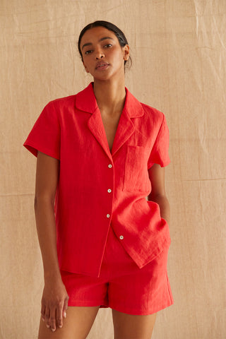 Victoria Linen Two Piece Set