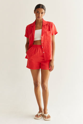 Victoria Linen Two Piece Set