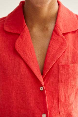 Victoria Linen Two Piece Set