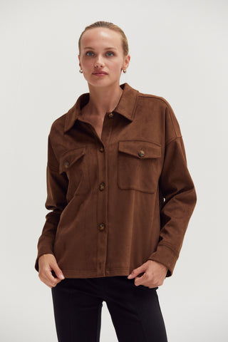 Alex Suede Shirt Jacket