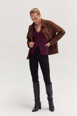 Alex Suede Shirt Jacket