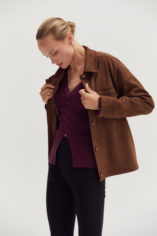 Alex Suede Shirt Jacket