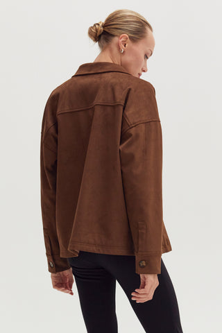 Alex Suede Shirt Jacket