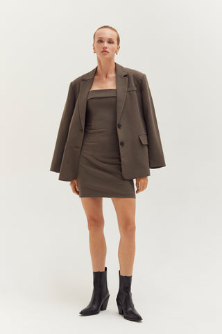Gia Oversized Single-Breasted Blazer