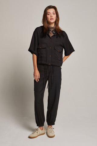 Eden Woven Cargo Jogger Pants