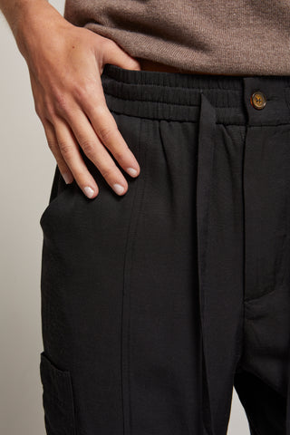 Eden Woven Cargo Jogger Pants