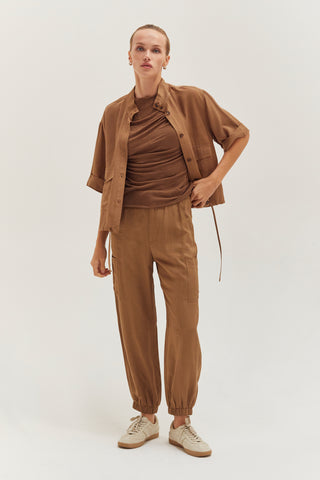 Eden Woven Cargo Jogger Pants