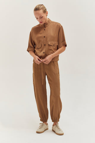 Eden Woven Cargo Jogger Pants