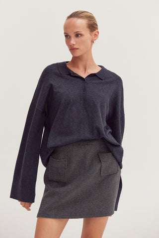 Molly Wool Blend Mini Skirt