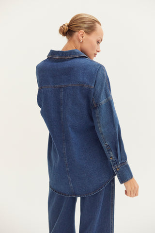 Gianna Denim Button Up Shirt