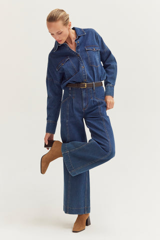 Gianna Denim Button Up Shirt