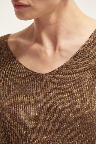 Jocelene Lurex Sweater Top