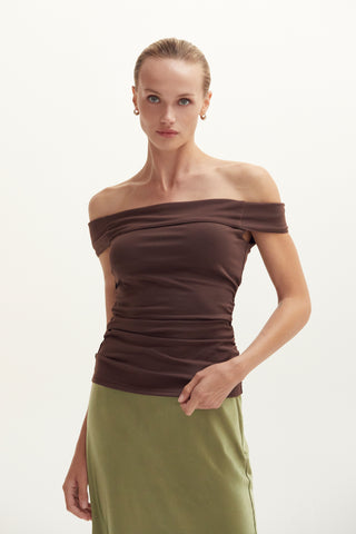 Nora Off Shoulder Knit Top