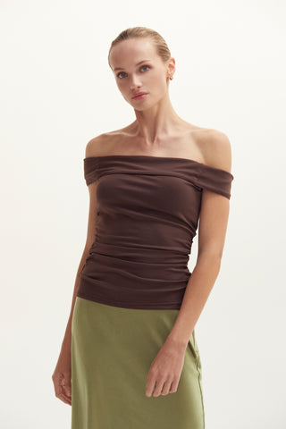 Nora Off Shoulder Knit Top