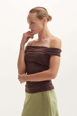 Nora Off Shoulder Knit Top