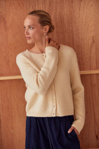 Eliza Crew Neck Cardigan
