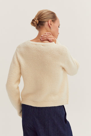 Eliza Crew Neck Cardigan