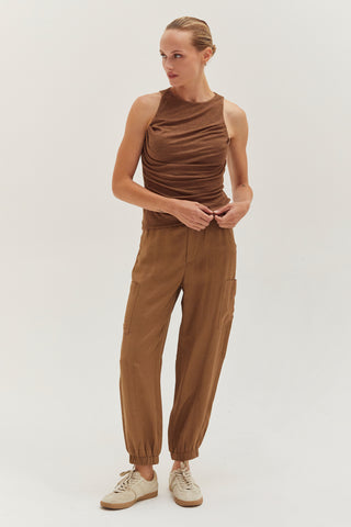 Liv Shirred Knit Tank Top