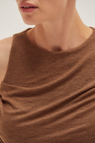 Liv Shirred Knit Tank Top
