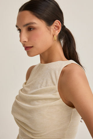 Liv Shirred Knit Tank Top
