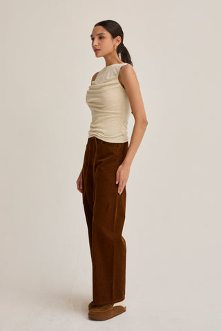 Liv Shirred Knit Tank Top