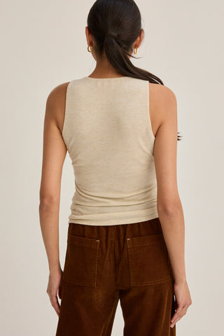 Liv Shirred Knit Tank Top