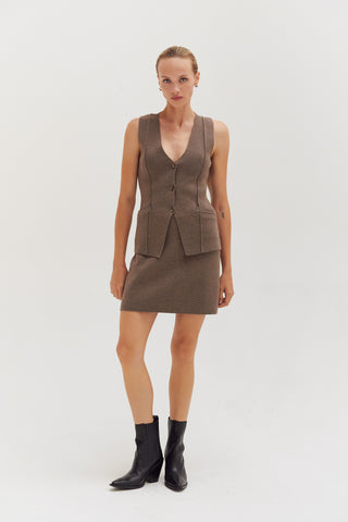 Kayden Jacquard Knit Mini Skirt