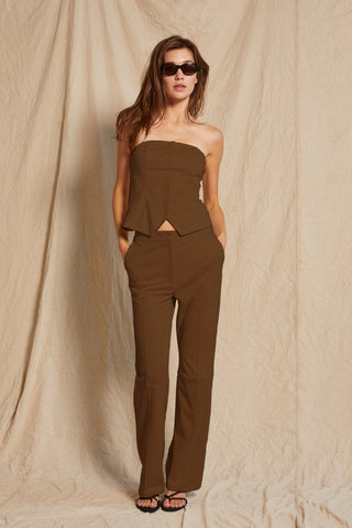 Neve Suede Flared Pants