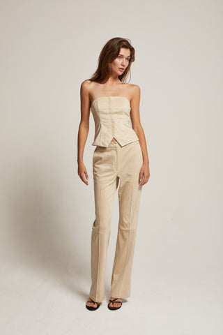 Neve Suede Flared Pants