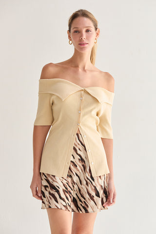 Kira Abstract Animal Print Mini Skirt