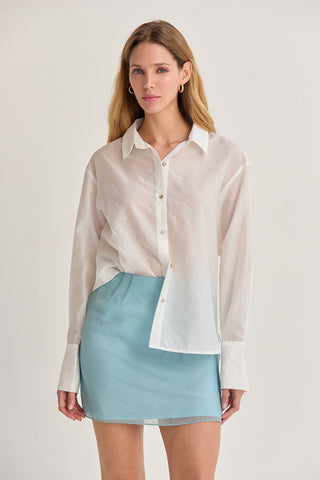 Zeah Organza Mini Skirt